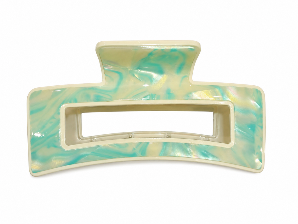 Premium Pearl Marble Large Hair Claw Clip for Women & Girls | Strong Hold Stylish Hair Catcher