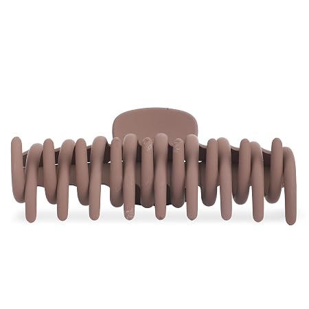 Large Claw Clips for Thick Hair, 4.3" Matte Big Hair Clamps, Non-Slip Hair Accessories for Women & Girls Multicolor(Pack of 4)