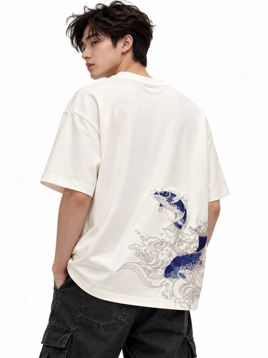 Koi Waves: Blue Current
