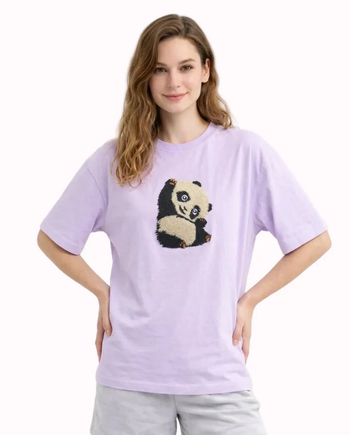 Cute Panda : Purple LUV