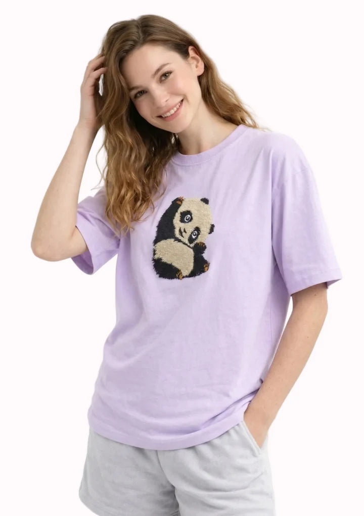 Cute Panda : Purple LUV