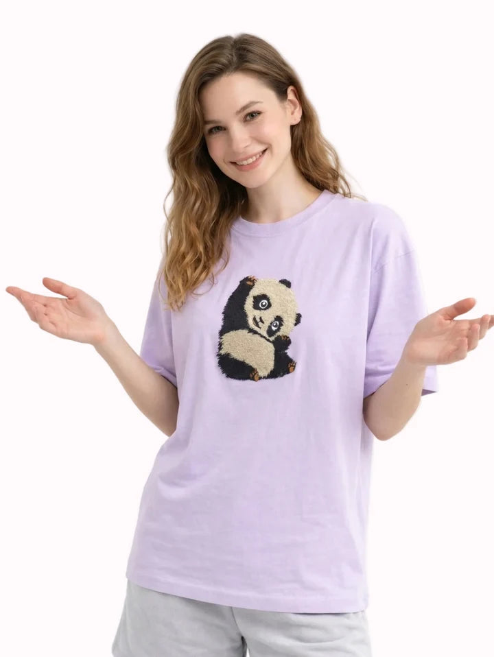 Cute Panda : Purple LUV